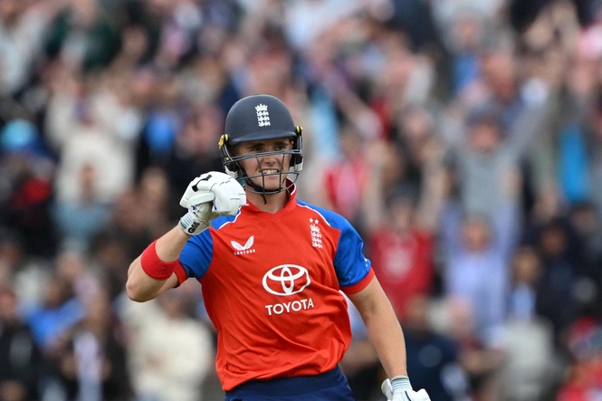 Jacob Bethell “all smiles” after helping England to win over India