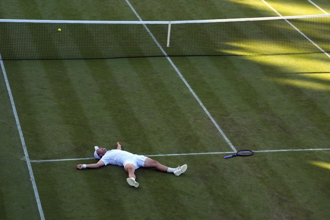 Blood, sweat and tears – Arthur Fery wins epic to reach Wimbledon’s second week