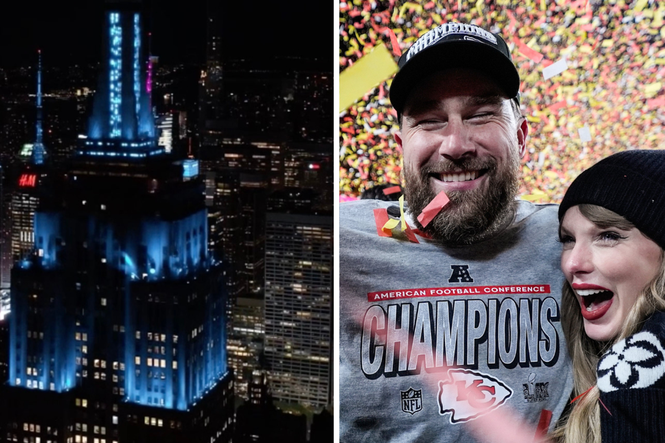 Empire State Building lights up for Taylor Swift and Travis Kelce’s wedding