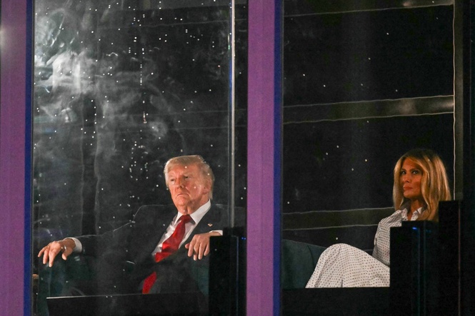 Trump goes on manic 105-post Truth Social free-for-all hours after his July 4 MAGA-fest is beset by weather chaos