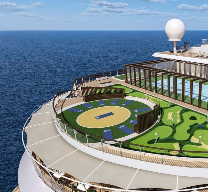 First look at Seven Seas Prestige’s luxury cruise ship sports deck