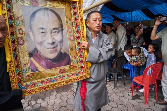 Prayers and celebrations for the Dalai Lama’s 91st birthday, in photos