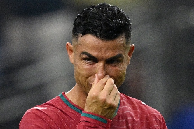 Cristiano Ronaldo breaks down in tears as Portugal crash out of World Cup