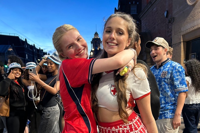 ‘I have work in 3 hours – but it was 100 per cent worth it’: England fans stay up until dawn for ‘surreal’ 3-2 thriller