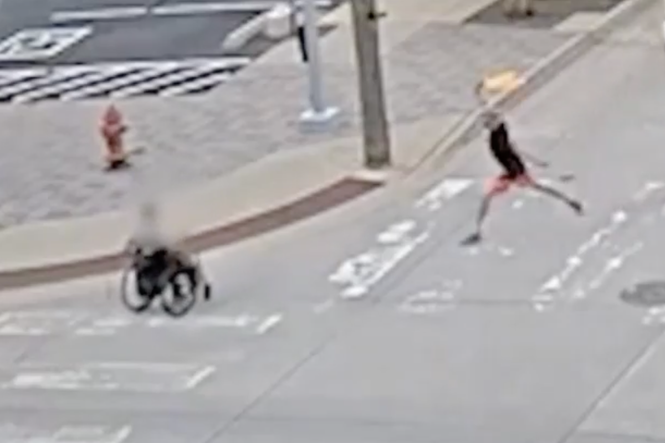 Man hurls Molotov cocktail at total stranger in wheelchair after picking him at random