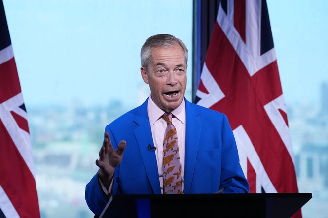 Reeves clears way for Farage to quit as MP and trigger by-election