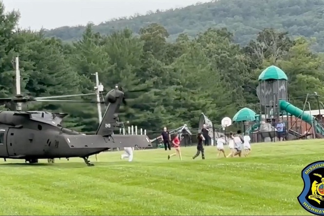 200 children and staff rescued by Black Hawk helicopters from Missouri summer camp after catastrophic flooding
