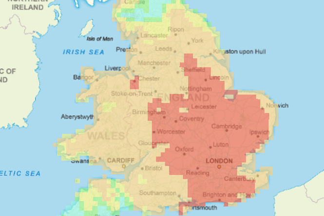 UK wildfire map: Areas most at risk as major incident declared in North Wales