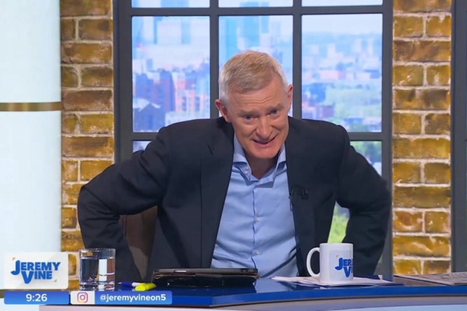 Jeremy Vine moved to tears on live show after death of Ann Widdecombe as he reveals politician’s final texts