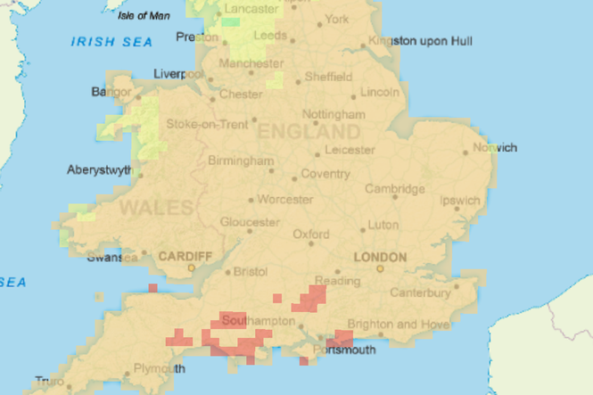 UK wildfire map: Areas most at risk after major incident declared in North Wales