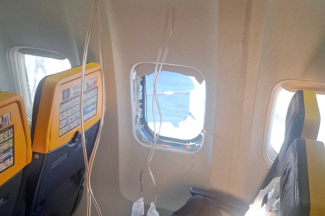 Ryanair insists planes are safe after passenger nearly sucked out of broken window