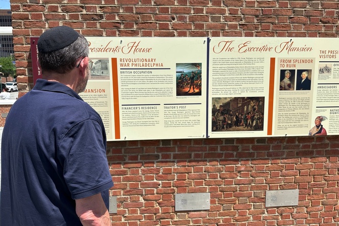 Trump administration replaces slavery exhibit at George Washington’s Philadelphia home
