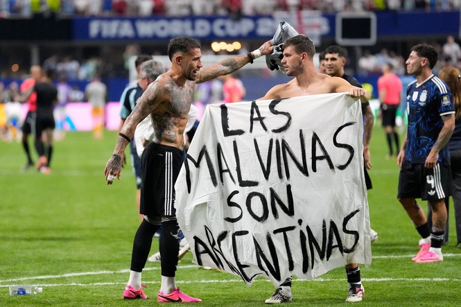 UK urges FIFA to investigate Argentina over Falklands banner at World Cup