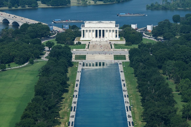 Trump says he is seeking ‘vandal proof’ material for Reflecting Pool