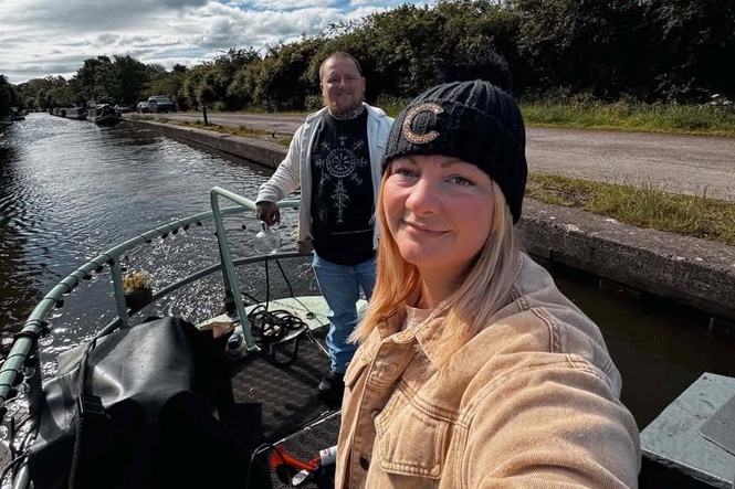 ‘We quit our day jobs to live on a canal boat and now save £1,200 a month on rent, bills and food’