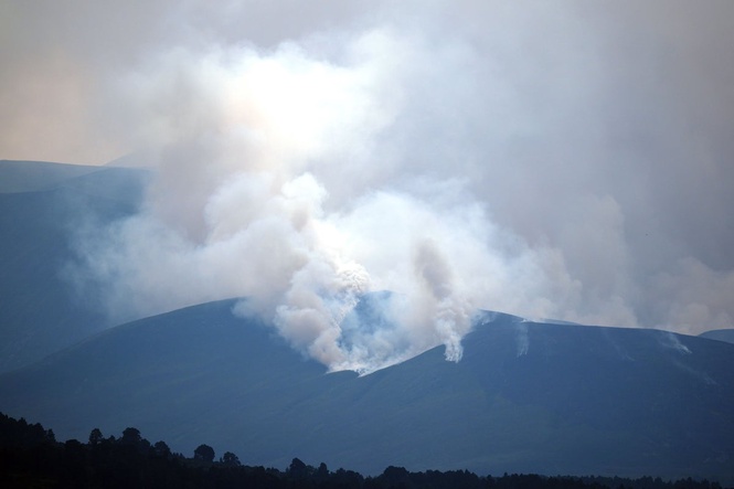 Firefighters spend third day tackling wildfire which has led to evacuations