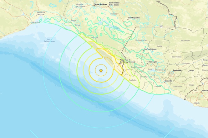 Mexican coast struck by powerful earthquake as tsunami warning issued