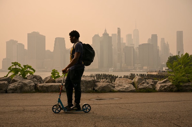 Trump threatens Canada with tariffs for wildfire smoke blanketing the US