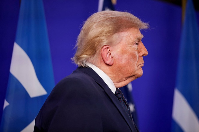 US retaliates with strikes as Trump calls deaths of two servicemen ‘very sad’