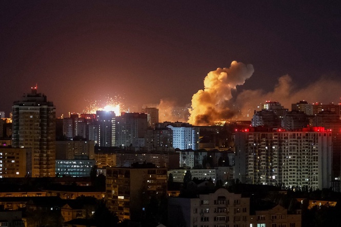 Ukraine-Russia war latest: One dead and 13 hurt in Kyiv as Putin launches biggest ballistic missile attack yet