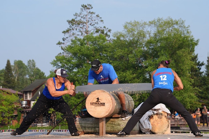 3 women's world records set at the annual Lumberjack World Championships in Wisconsin