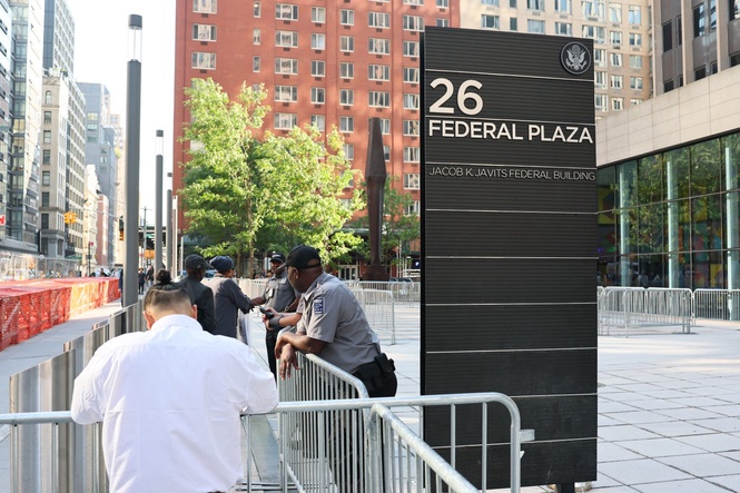 Man in custody after ‘incendiary device’ hurled toward ICE office in NYC