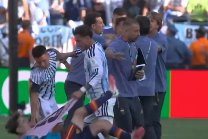 Argentina attack Spain with ‘disgraceful’ kicks and punches after World Cup defeat