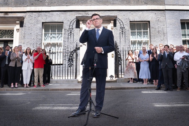 A look at Andy Burnham’s first day as Prime Minister
