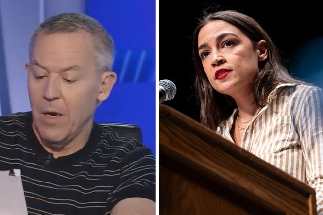 Fox News’ resident ‘comedian’ Greg Gutfeld’s cringe joke about AOC falls flat