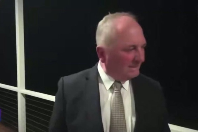 Bizarre moment Australian MP screams at his dog during live TV interview