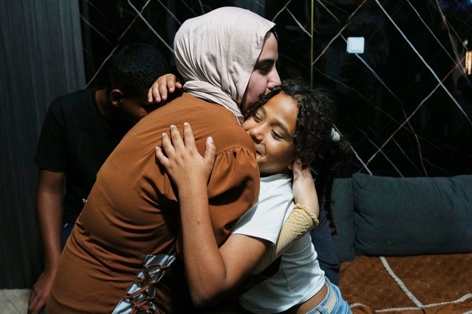 ‘It’s like coming back from the grave’: Palestinian family divided between Israel and Gaza finally reunited