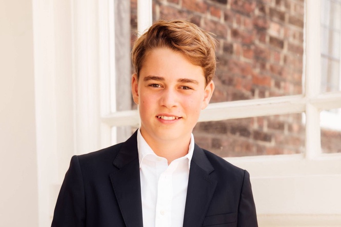 George hits his teens: New photo shared as prince celebrates 13th birthday