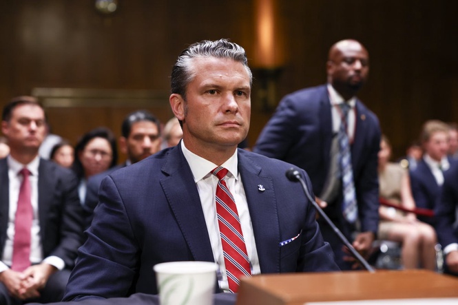 Hegseth heckled by protesters during Iran war funding hearing
