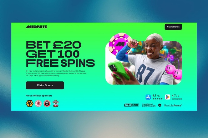 Midnite Casino bonus code: Claim 100 free spins
