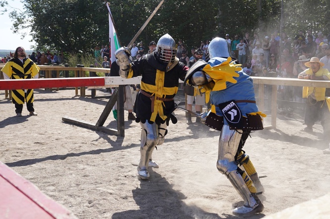 With swords, axes and shields, fighters go head-to-head in medieval combat world championship