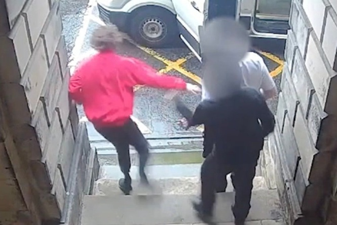 Rapist’s brazen attempt at escaping court is captured on camera
