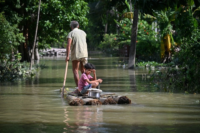 Shocking images show scale of devastation as Assam floods death toll rises to 68