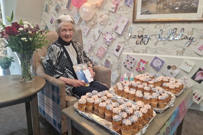 Edinburgh centenarian reveals secret to a long life as she celebrates 105th birthday