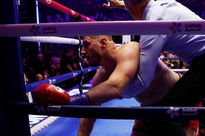 Beaten Anthony Joshua opponent Kristian Prenga addresses ‘fixed fight’ claims
