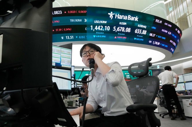 South Korea’s Kospi index jumps more than 13% on a surge of chipmaking stocks