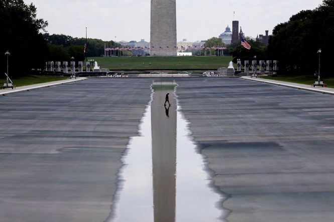 Trump blasts Pirro after she refutes his claim that Reflecting Pool was damaged by vandals