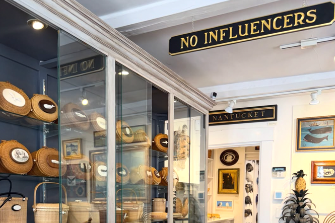 Influencers share outrage over Nantucket store banning content creators