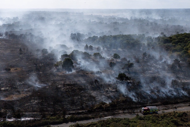 Firefighters’ warning as crews scale down response to ‘devastating’ Dunwich Heath wildfire