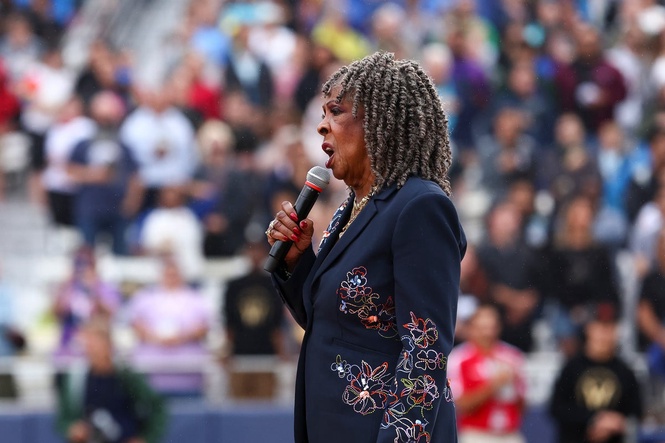 National anthem performance at inaugural Women’s Pro Baseball League game goes viral for all the wrong reasons