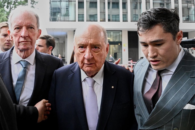 Former Australian radio host and national rugby coach Alan Jones on trial for sex charges