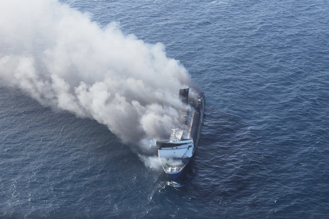 Number of people missing unknown after Indonesian ferry fire that killed 5, rescuers say