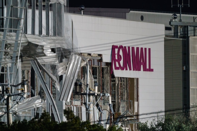 Two employees die in blast at collapsed Japan mall after reportedly being sent back inside after earthquake