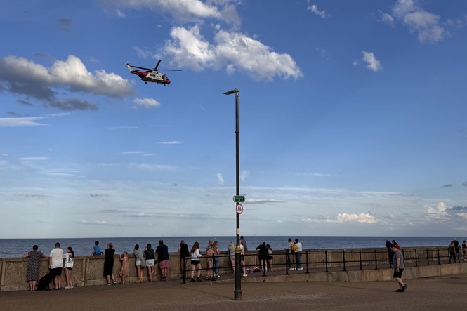 Police searching for teenage boy in sea off East Yorkshire coast