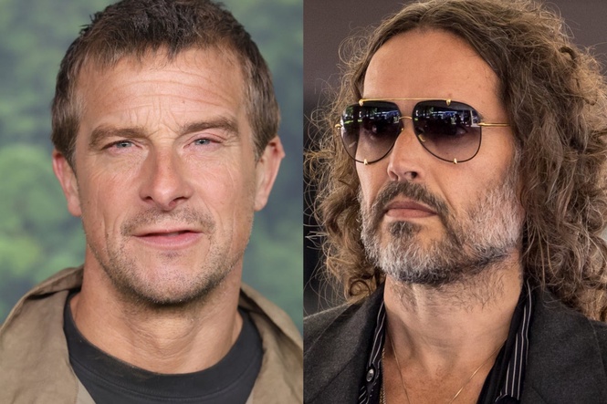 Bear Grylls explains why he helped baptise Russell Brand: ‘My faith says not to judge people’