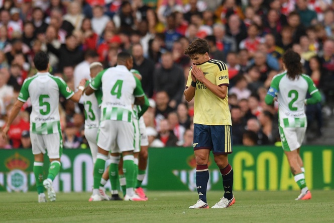 Arsenal v Real Betis LIVE: Sloppy Gunners slip to limp defeat in Dublin friendly